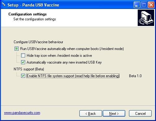 Panda USB and AutoRun Vaccine