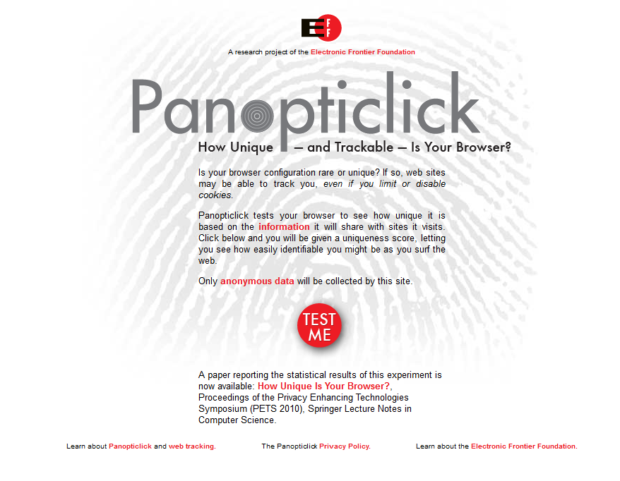  Panopticlick
