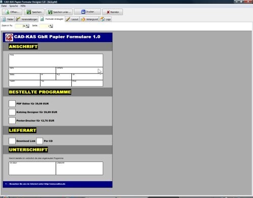  Papier Formular Designer