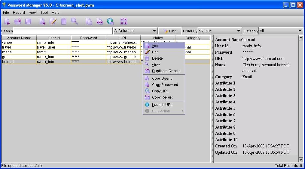 Password Dragon (Passwordmanager)