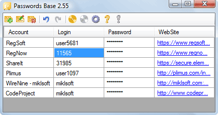 Passwords Base