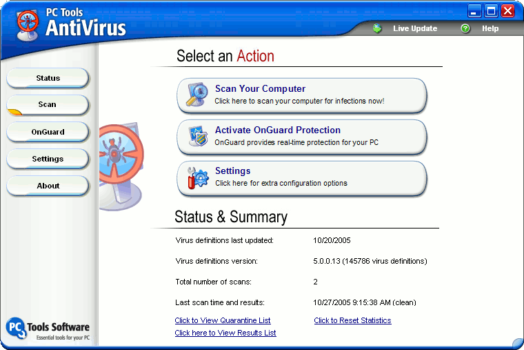 PC Tools AntiVirus