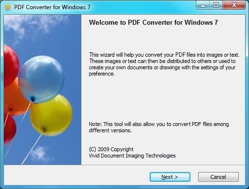  PDF Converter for Windows 7