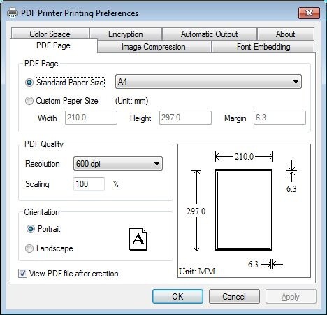 PDF Printer for Windows 7