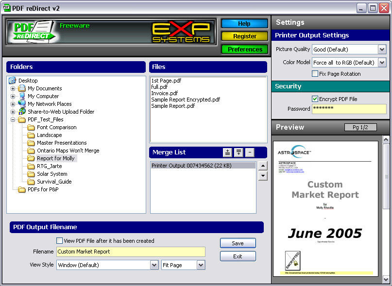 PDF reDirect Professional