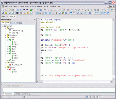  Perl Editor Lite