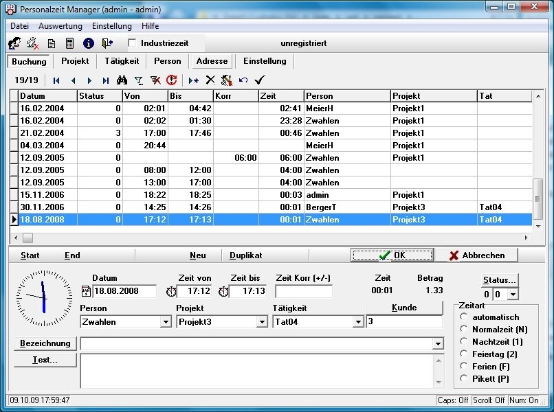 Personalzeit Manager