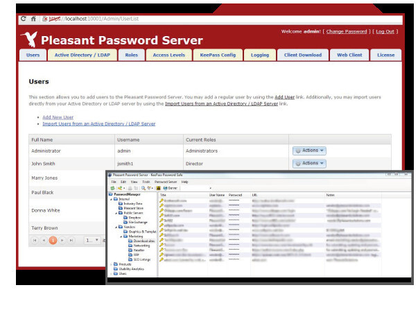 Pleasant Password Server