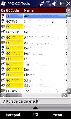  Pocket PC Geocaching Tools