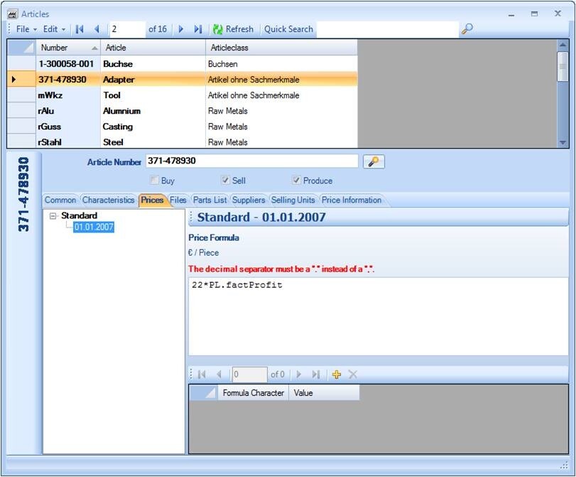  ProvenSys ERP