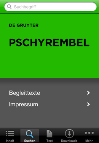 Pschyrembel - Klinisches Wörterbuch 2012