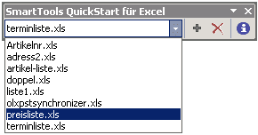 QuickStart für Excel