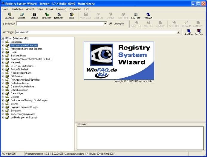  Registry System Wizard .NET