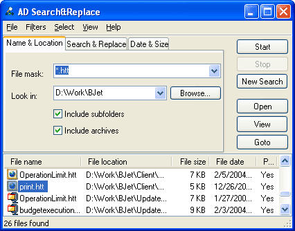  Search&Replace