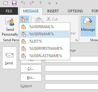Send Personally