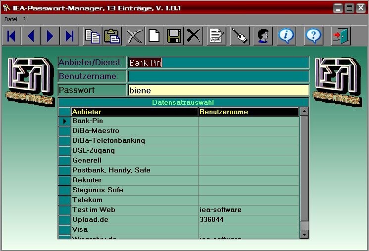 Senioren-Passwort-Manager
