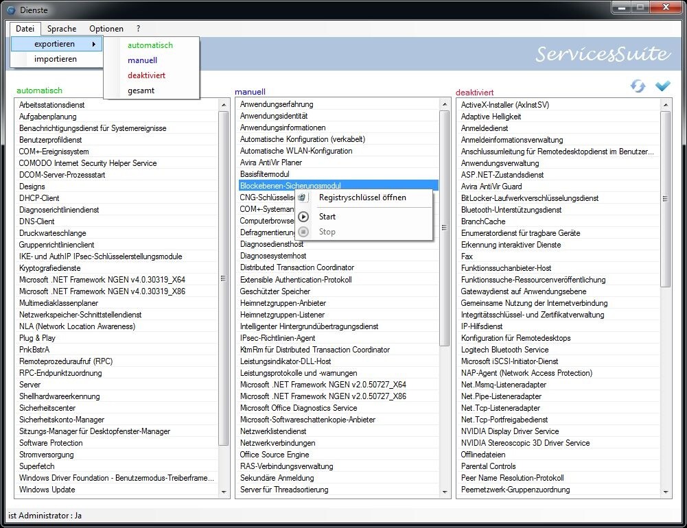  Servicessuite