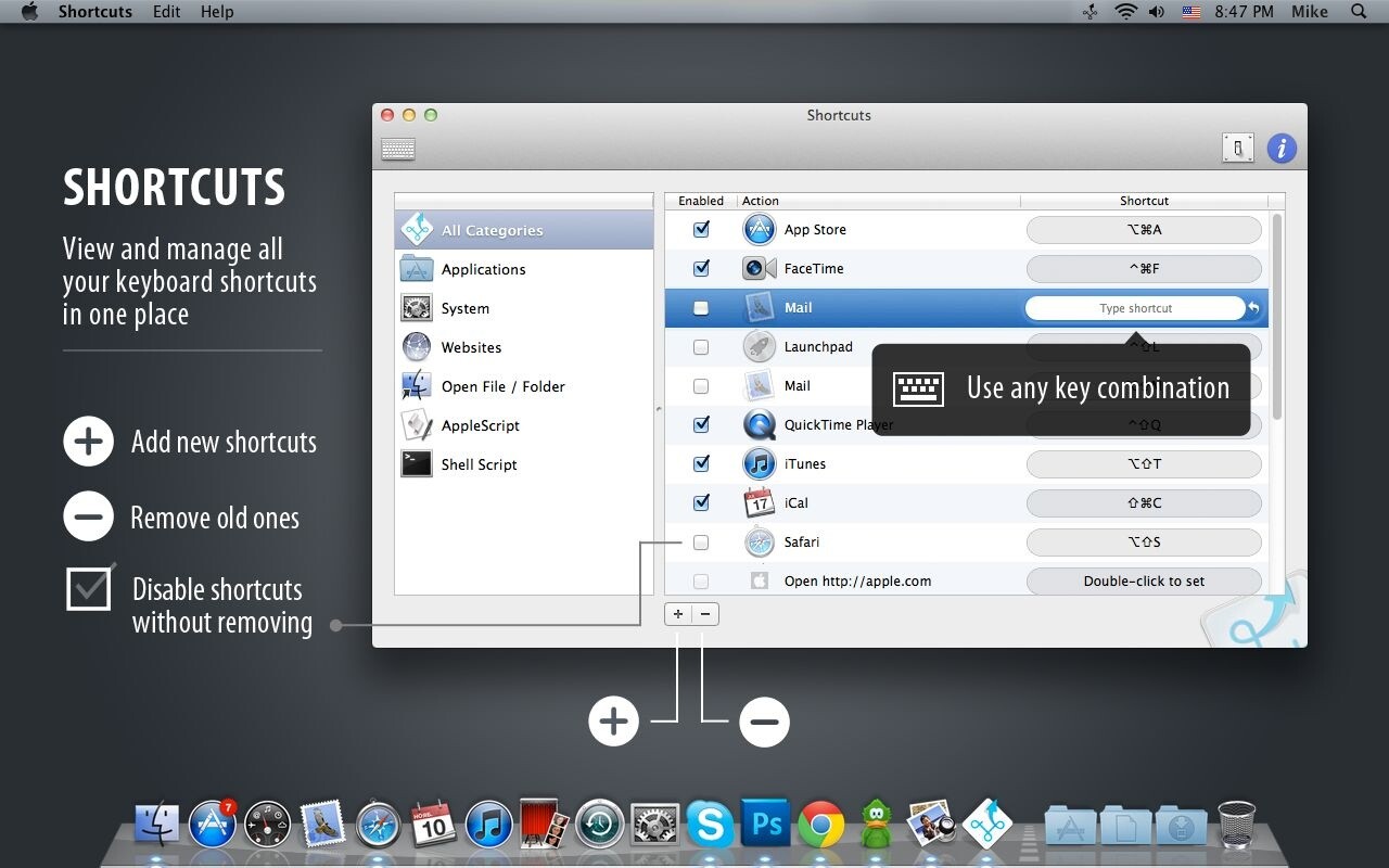  Shortcuts