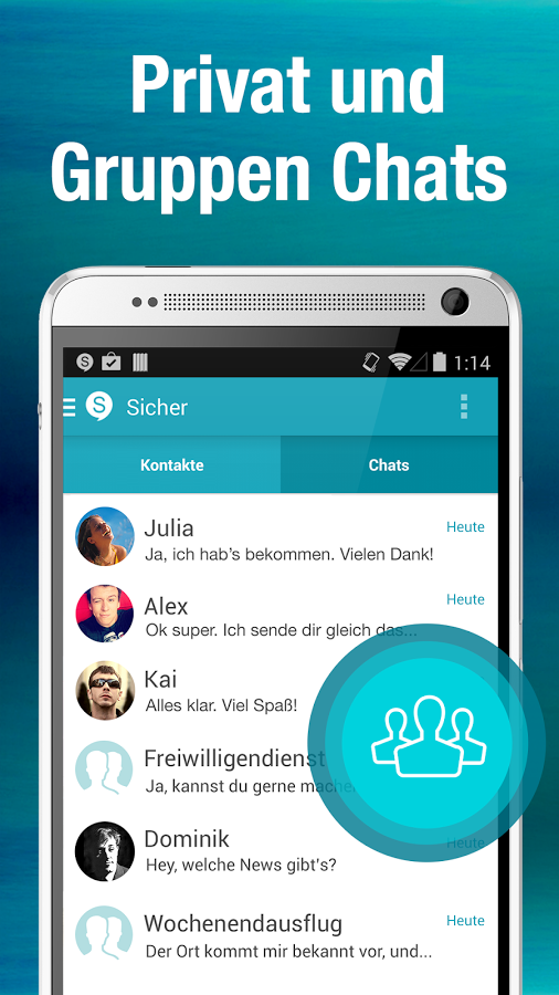 Sicher - App für iPhone, iPad und Android