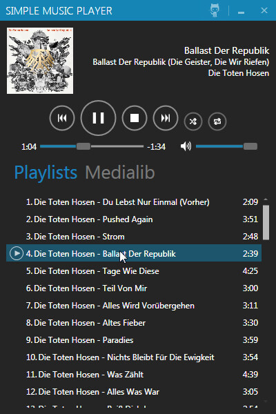 SimpleMP (Simple Music Player)