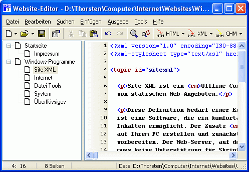  Site-XML