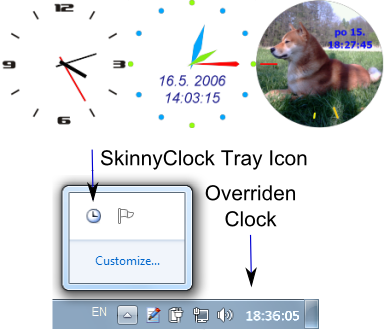 Skinny Clock