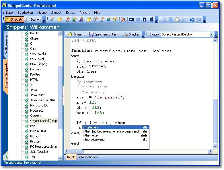  SnippetCenter
