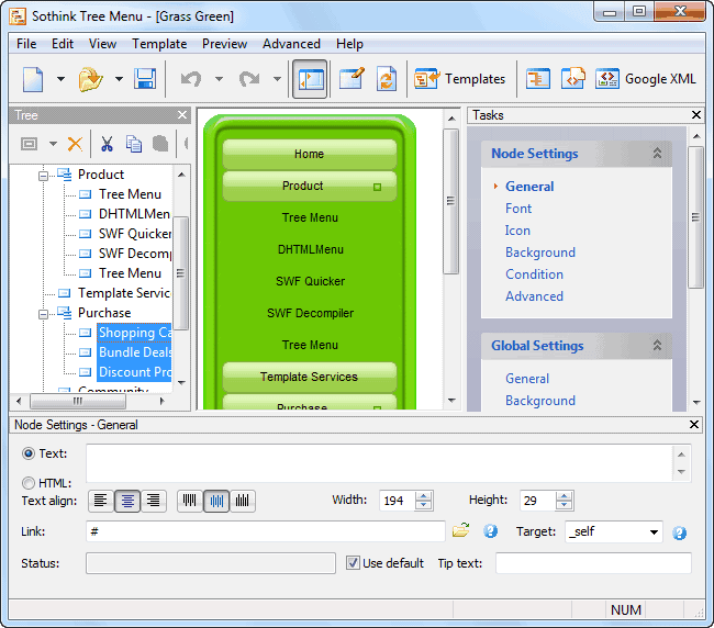 Sothink Tree Menu
