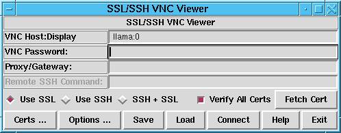  SSVNC (SSL/SSH VNC viewer)