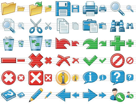  Standard Toolbar Icons