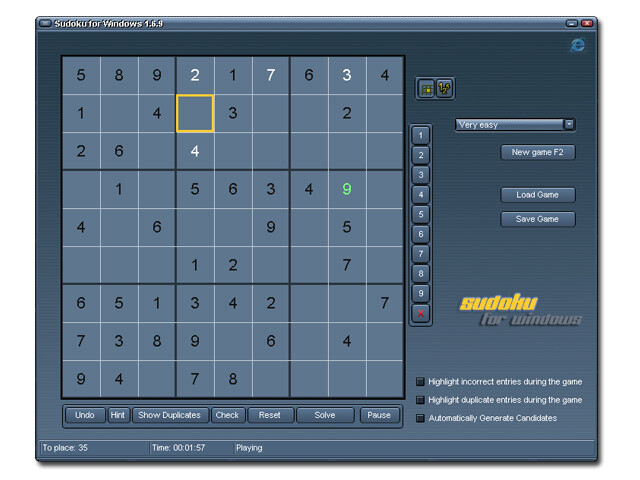  Sudoku For Windows