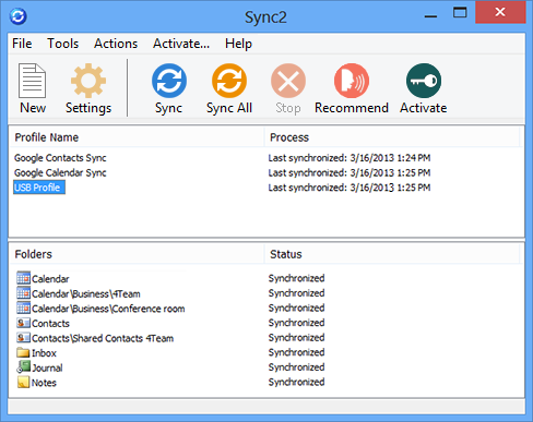 Sync2 for Outlook