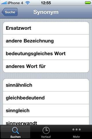  Synonymfinder Deutsch