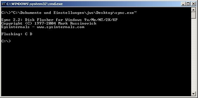 Sysinternals Sync