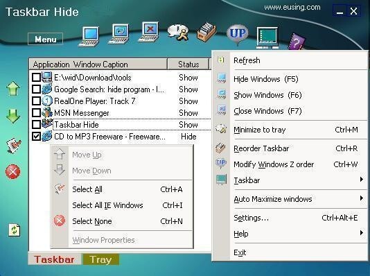  Taskbar Hide