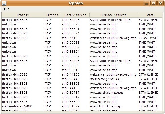  TCP Monitor for Linux