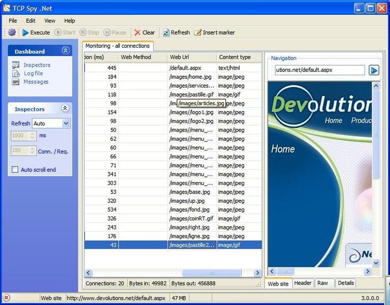 TCP Spy .Net Standard Edition