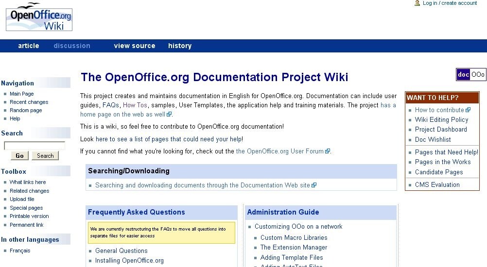 The Apache OpenOffice Documentation Project