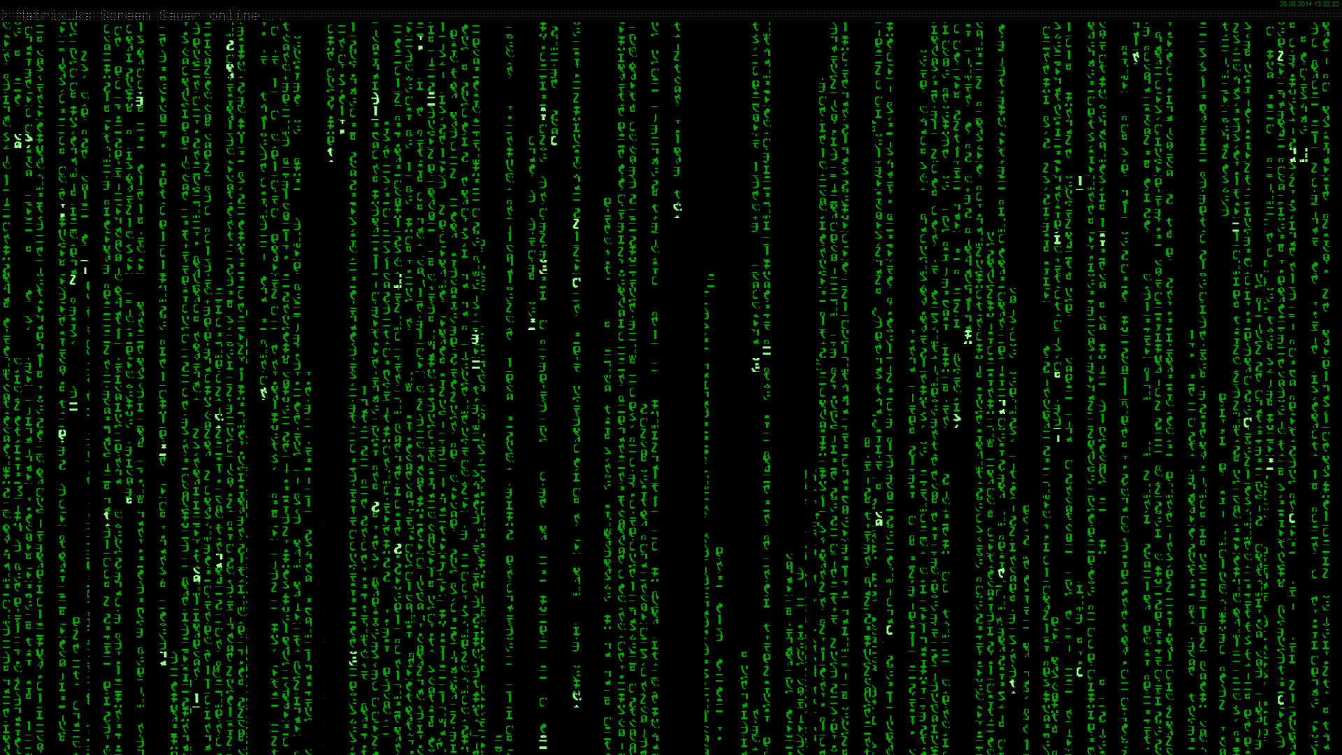 The Matrix Trilogy Screensaver