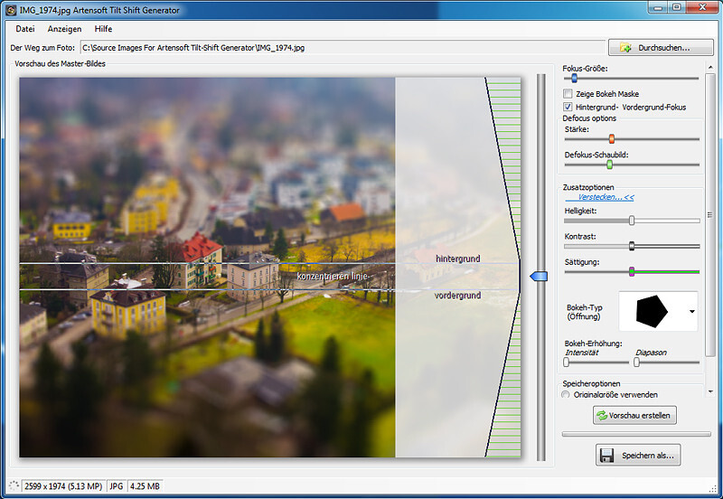 Tilt Shift Generator