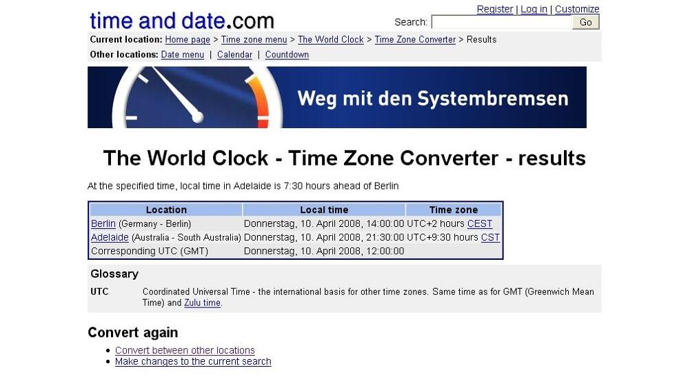 Time And Date Com Heise Download