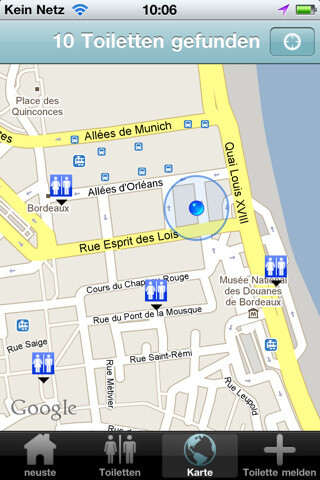 Toiletten Finder