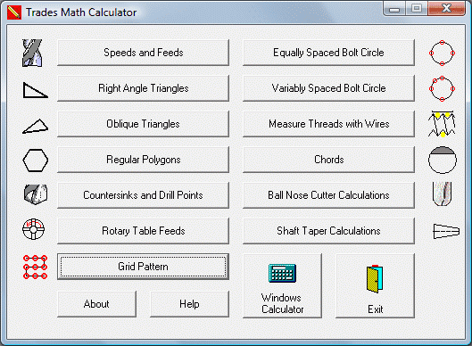 Trades Math Calculator