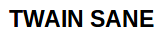 Twain Sane Interface für Mac