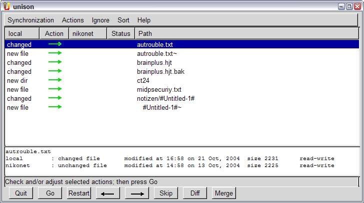  Unison File Synchronizer