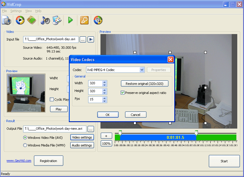 VidCrop