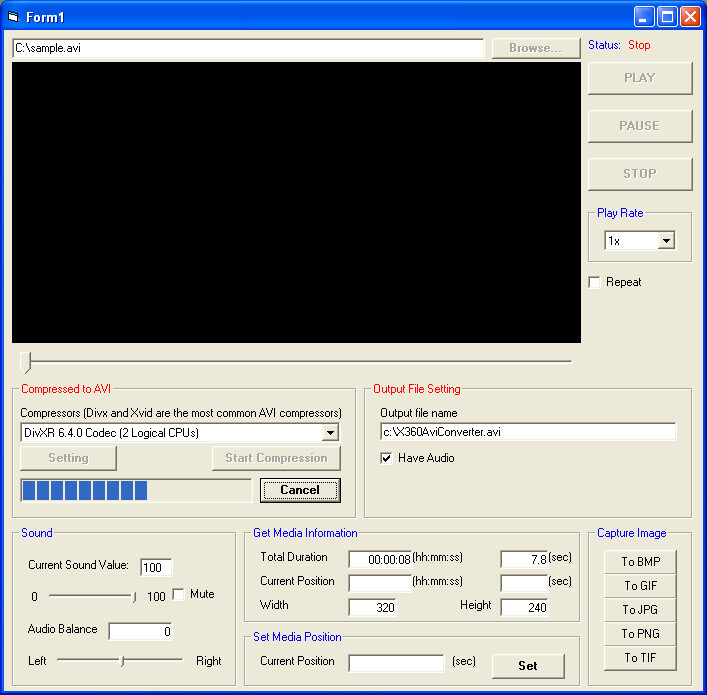  Video Converter ActiveX OCX