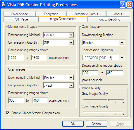 Vista PDF Creator