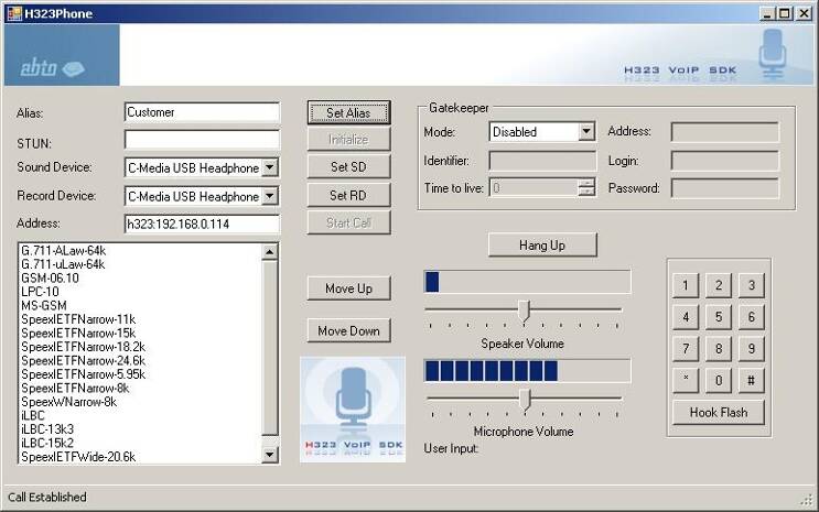  Voice over IP H323 SDK