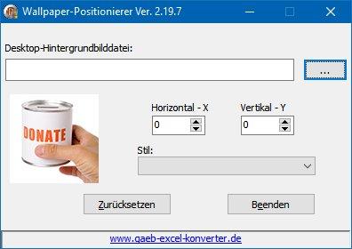  Wallpaper-Positionierer